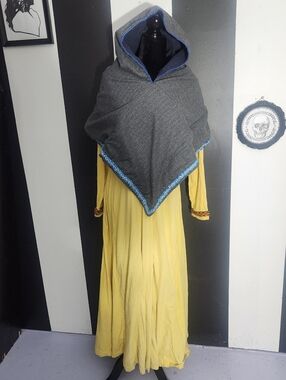 Historical Replica Viking Dress And Cowl